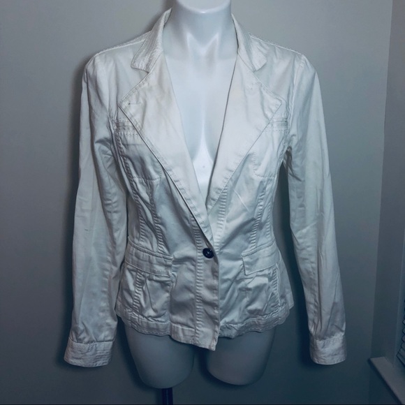 White House Black Market Jackets & Blazers - White House Black Market White jacket